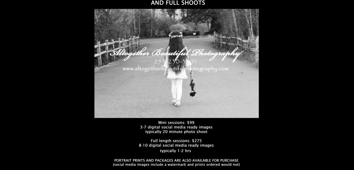 Now booking fall photo sessions